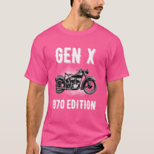 Gen X 1970 Edition Generation X Motorradfahrer C T-Shirt