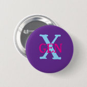 Gen X Button (Vorne & Hinten)