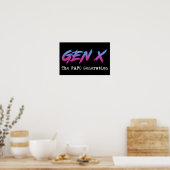 Gen X - Die FAFO-Generation Poster (Küche)