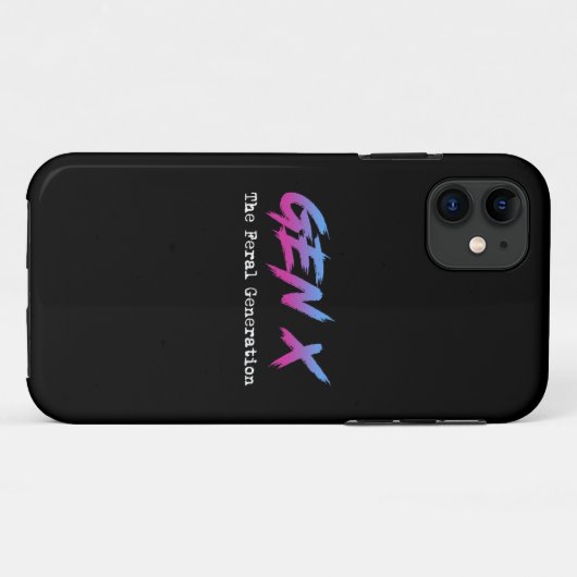 Gen X - Die Generation der Fersen Case-Mate iPhone Hülle (Rückseite (Horizontal))
