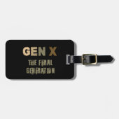 Gen X—Die Generation der Fersen Gepäckanhänger (Vorderseite horizontal)