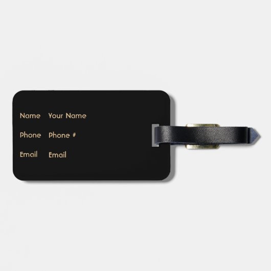 Gen X—Die Generation der Fersen Gepäckanhänger (Rückseite horizontal)