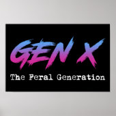Gen X - Die Generation der Fersen Poster (Vorne)