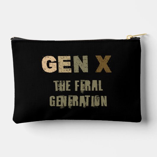 Gen X—Die Generation der Fersen Zubehörtasche (Rückseite)