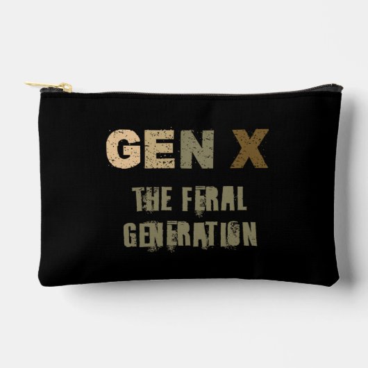 Gen X—Die Generation der Fersen Zubehörtasche (Vorderseite)