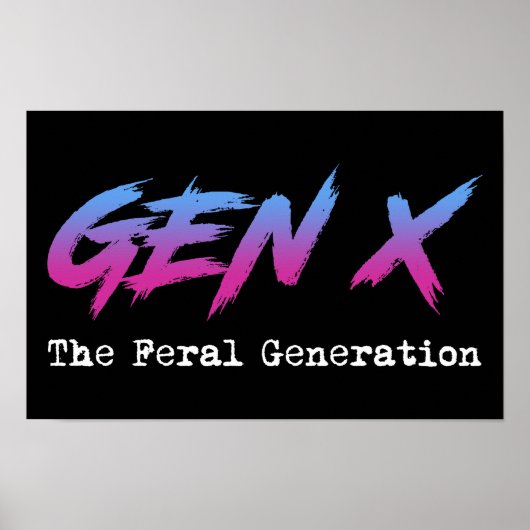 Gen X - Die wilde Generation Poster (Vorne)