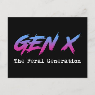 Gen X - Die wilde Generation Postkarte