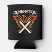 Gen X Gen Xer Phoenix Vogelgeneration X Dosenkühler (Rückseite)