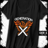 Gen X Gen Xer Phoenix Vogelgeneration X T-Shirt