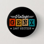 Gen X Generation Gen Xer Geboren 1967 Gen X Geburt Button (Vorderseite)