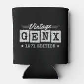 Gen X Generation Gen Xer Geboren 1971 Gen X Geburt Dosenkühler (Rückseite)