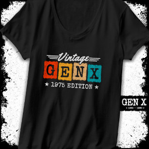 Gen X Generation Gen Xer Geboren 1975 Gen X Geburt T-Shirt