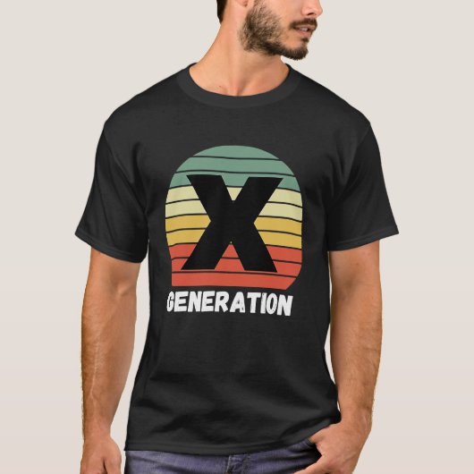 Gen x Generation x ~ 1964 1980 T-Shirt (Vorderseite)
