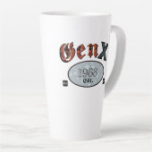 Gen X (Generation X Jahr 1968) Milchtasse (Rechte Ecke)