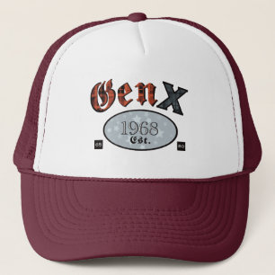 Gen X (Generation X Jahr 1968) Truckerkappe