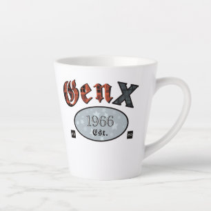 Gen X (Generation X personalisiertes Jahr 1966) Milchtasse