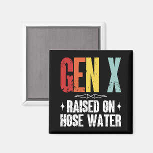 Gen X, großgeworden mit Leitungswasser, Retro-Gene Magnet