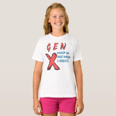 Gen X hob auf Leitungswasser auf und vernachlässig T-Shirt (Vorne ganz)