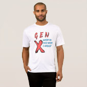 Gen X hob auf Leitungswasser auf und vernachlässig T-Shirt (Vorne ganz)