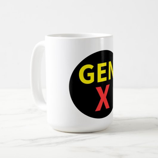 Gen X Kaffeetasse (Vorderseite Links)