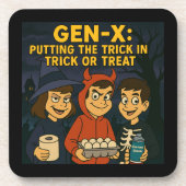 Gen-X Kids: Meister des Mischief Getränkeuntersetzer (Vorderseite)