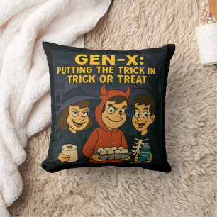 Gen-X Kids: Meister des Mischief Kissen