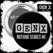 Gen X Nothing stört mich Generation X Gen Xer Funn Button