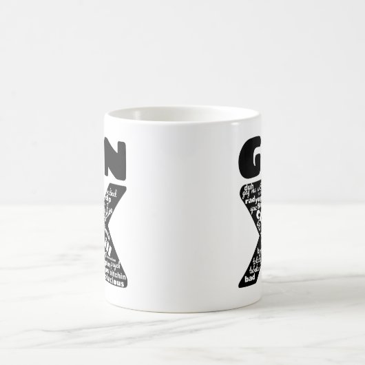 Gen X Phrases Tasse (Mittel)