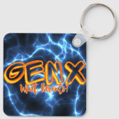 Gen X Pride Keychain Schlüsselanhänger (Rückseite)