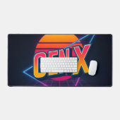 GEN X Retro 80er Schreibtischunterlage (Tastatur & Maus)