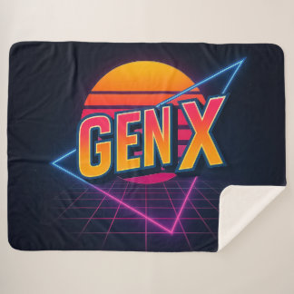 Gen X Retro 80er Sherpadecke