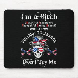 Gen X Skelett Ich bin ein schönes intelligentes Sk Mousepad