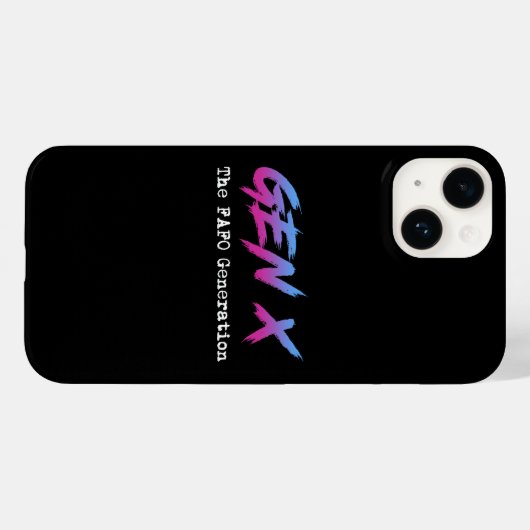 Gen X - The FAFO Generation Case-Mate iPhone Hülle (Rückseite (Horizontal))