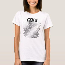 Gen X vergessen Generation Trendy T-Shirt