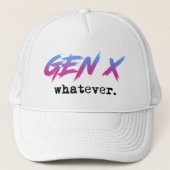 Gen X - was auch immer Truckerkappe (Vorderseite)