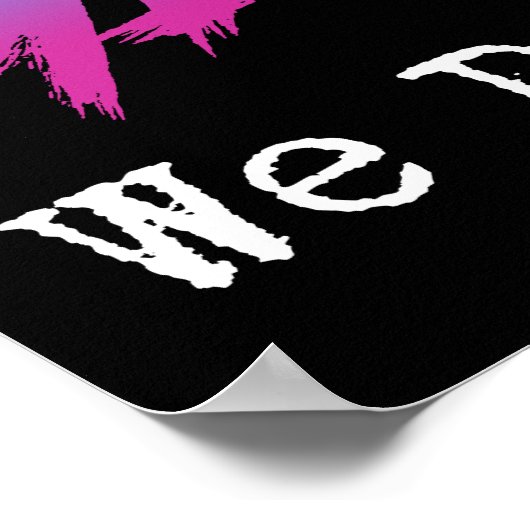 Gen X - We Don't Care Poster (Ecke)