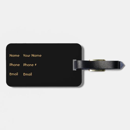 Gen X - Wir können kurvenförmige Gepäckmarke lesen Gepäckanhänger (Rückseite horizontal)