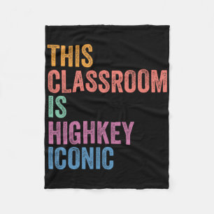 Gen Z Alpha Zurück zur Schule Dieses Klassenzimmer Fleecedecke