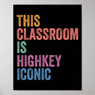 Gen Z Alpha Zurück zur Schule Dieses Klassenzimmer Poster
