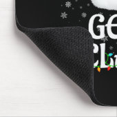 Gen Z Claus Christmas Lights Santa Pajama Family M Mousepad (Ecke)