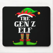 Gen Z Elf Matching Family Group Christmas Party Py Mousepad (Vorne)