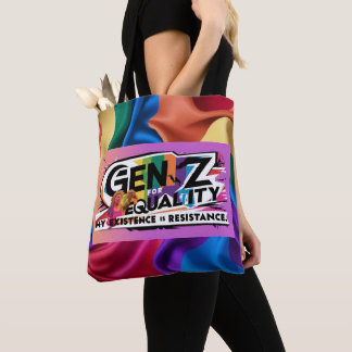Gen Z für Gleichheit - Meine Existenz ist Widersta Tasche