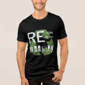 Gen Z Recycelnd Hope Weekly Funny Öko Tri-Blend Shirt (Vorderseite)