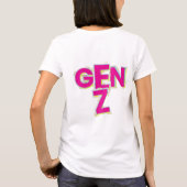 Gen Z-Stil T-Shirt (Rückseite)