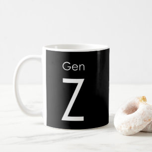 Gen Z Tasse Cup, schwarz durch Foton Art