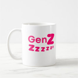 Gen Zzzzz – Verschlafener Gen Z Humor Kaffeetasse