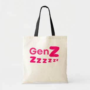 Gen Zzzzz – Verschlafener Gen Z Humor Tragetasche