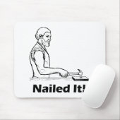 Genagelt ihm! Hammer-Werkzeug-lustiges Mousepad (Mit Mouse)