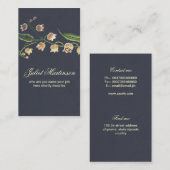 genähte Blumengeschäftskarte Visitenkarte (Vorne/Hinten)