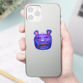 Genähter Albtraumbär Aufkleber (Telefon)